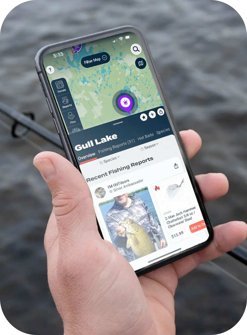 Omnia Fishing App Screenshot 1