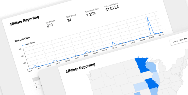 graphic of analytics dashboard